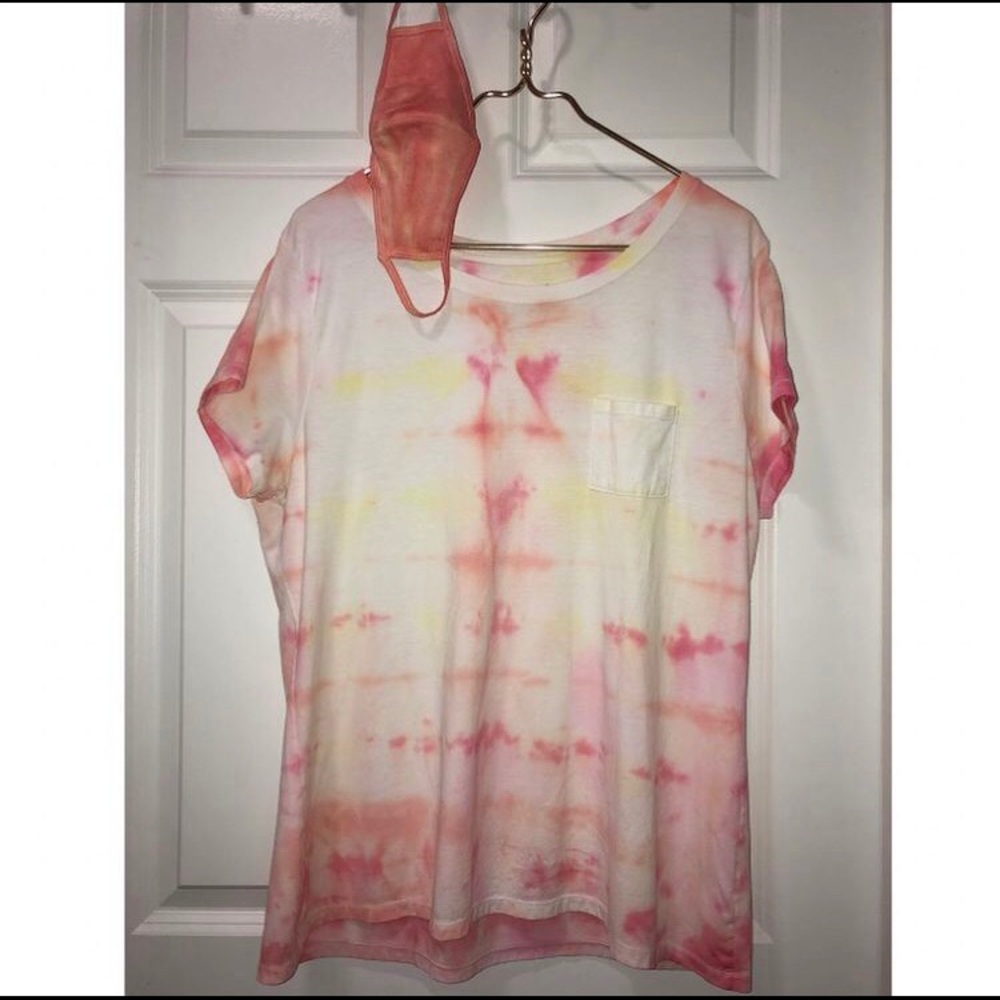 Marmalade Shibori dye t-shirt🍊